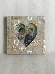 Cadre photo mosaïque en nacre et os de haute qualité, fait main, décoratif pour la maison et le bureau - Product Image 3