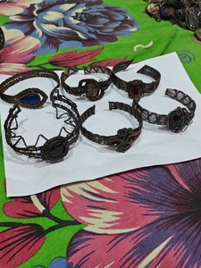 Handmade <b>Copper</b> Wire Wrapped Natural Gemstone Open Cuff Bracelet Adjustable Boho <b>Bangle</b> Jewelry Wholesale - Product Image 5