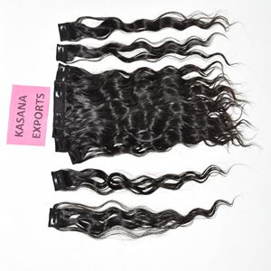 Extensiones de Cabello Humano Natural 100% Virgen, con Cutícula Alineada, Ondas Profundas Sueltas, Cabello Indio Negro sin Procesar para Mujer - Product Image 2