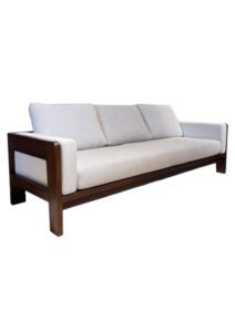 Commercial Grade 2 Seater Solid <b>Wood</b> <b>Sofa</b> Miku Outdoor Seating Minimalist Design Water Resistant Durable for Cafe Restaurant - Product Image 5