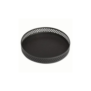 Bandeja de Servicio de Comida Color Negro Hierro, Nuevo Diseño, Plato Decorativo para Servir Comida, Té, Café y Bocadillos para Uso en el Hogar y Hoteles - Product Image 1