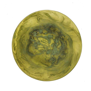Modern Luxury Resin Serving <b>Plate</b> Swirl Pattern Polished Finish Silver Color Durable Stocked Dinnerware for Kitchen Restaurant - Product Image 1