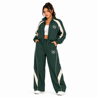 Ensemble de survêtement coupe-vent à capuche personnalisable pour le printemps – Veste et pantalon vierges, marque privée, uniforme sportif décontracté, design 2026