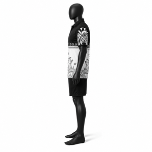 Nouvelle Arrivée 2026 – Polo Personnalisé à Imprimé Tribal Polynésien – Vente en Gros – Chemise de Sport Décontractée Respirante à Manches Courtes pour Homme – Sublimation - Product Image 3