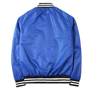 Chaqueta bomber de satén personalizada de alta calidad, poliéster, para invierno, para hombre y mujer, estilo béisbol, para hombre, subida por Dress Sports - Product Image 5