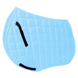 Tapis de selle en tissu anglais Poly Cotton Numnah Caractéristiques respirantes et absorbant les chocs pour l'équitation Equipement équestre - Product Image 1