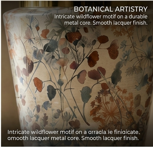 Wholesale Bulk Set of 2 Newest Design Metal Vase <b>Sticker</b> Enamel Large Size <b>Flower</b> Pot for Home and Table Decor Handmade - Product Image 2