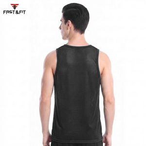 Factory Price Breathable <b>Men</b> Sports Mesh Sleeveless Mesh <b>Singlets</b> <b>for</b> <b>Men</b> Transparent Vest <b>for</b> Sale Transparent Vest - Product Image 5