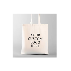Heavy Duty Cotton <b>Canvas</b> Tote Bag with Zipper Closure Personalized Logo Eco-Friendly & Reusable for Beach and Daily Use - Product Image 3