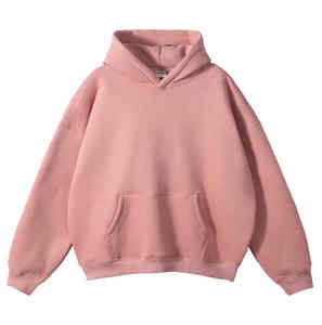 Sweat à capuche oversize décontracté à épaules tombantes, 100% coton molletonné, impression de logo personnalisée, sans MOQ, maquette gratuite, pour la vente en gros - Product Image 2