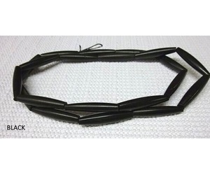 Cuentas de Hueso de Búfalo Genuinas a Granel, Cuentas Tubulares Espaciadoras Naturales, Chapadas en Plata 925, Forma Geométrica para Joyería y Manualidades - Product Image 4