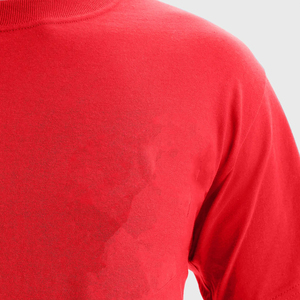 T-shirts décontractés pour hommes, 180 grammes, motif uni, en polyester-coton tricoté, design vierge, vente en gros - Product Image 2