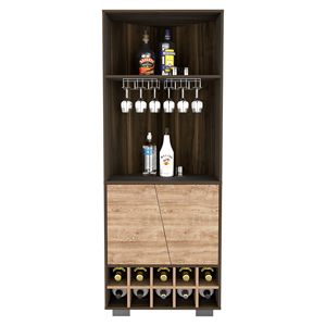 Nassau angolo Bar doppia porta armadio con dieci Built-In portabottiglie due ripiani e un ripiano interno - Product Image 6