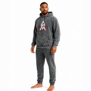 Sudadera con Capucha para Hombre, Estilo Acid Wash, Tejido Cómodo de Alta Calidad, Acabado Vintage y Corte Relajado para Actividades Casuales - Product Image 2