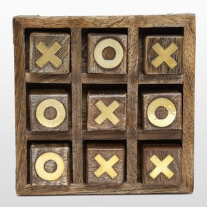Rustic Wooden Cross Circle Board Handmade Traditional Tabletop Strategy <b>Activity</b> Family Party Indoor Outdoor Recreation - Product Image 3