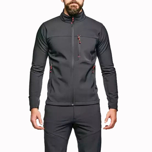 Men's Softshell <b>Jacket</b> 100% Polyester <b>Fleece</b> Lined Outdoor Quick Dry Breathable Winter Hooded Waterproof <b>Thick</b> Coat - Product Image 4