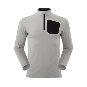 Fabricant de vêtements de sport personnalisés, t-shirt de compression, tissu extensible à séchage rapide, impression DTF, broderie, marque privée - Product Image 3