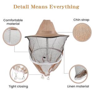 Traje de Apicultor Profesional con Capucha Redonda y Velo - Traje de Apicultura de Algodón Grueso con Protección Antipicaduras - Traje de Apicultor Profesional - Product Image 2