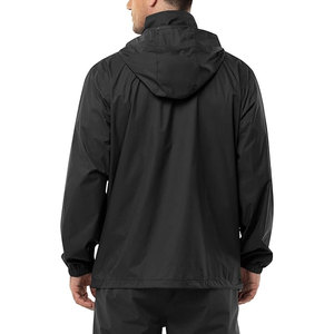 Men's Rain <b>Jacket</b> Windbreaker Waterproof <b>Jacket</b> Raincoat for Cycling Running Hiking Outdoor Gear Hooded Lightweight Packable - Product Image 2