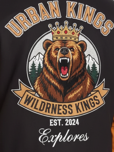 Veste de baseball d'hiver unisexe VITHAS INDUSTRY |   Veste cintrée à col mandarin en laine/viscose avec doublure en polyester/coton et toile - Product Image 6