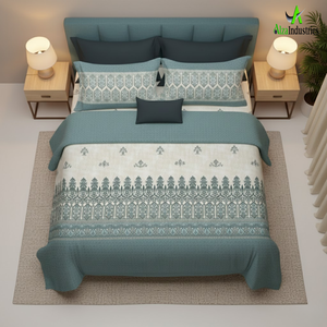 Ensemble de draps de lit en coton pur de luxe, taille king, avec housses d'oreiller |   Conception sans joints |   Qualité hôtelière supérieure pour les commandes en gros - Product Image 4