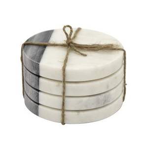 Offres Spéciales : Sous-verres en marbre blanc personnalisés, nouveau style créatif 2026, pour thé et café, en gros - Product Image 6