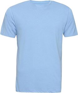 เสื้อยืดคอกลมผ้าฝ้าย 100% น้ำหนักเบา สีผสม ดีไซน์เรียบง่าย ใส่สบาย เหมาะสำหรับทุกวัน ทรงปกติสำหรับผู้ชาย - Product Image 1