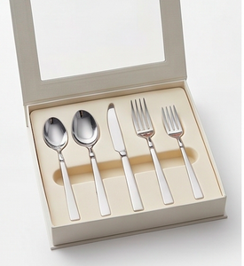Ensemble de couverts élégants en acier inoxydable avec finition miroir élégante, parfait pour les dîners à la maison et les réceptions de mariage, utilisation en cuisine - Product Image 6