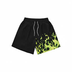 Shorts de bain pour hommes imprimés avec un motif personnalisé, séchage rapide, logo personnalisé, sublimation, vêtements de plage d'été - Product Image 1