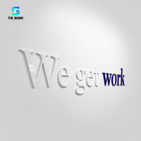 Enseigne personnalisée en acrylique pour salon de beauté, découpée au laser, enseigne commerciale 3D en métal, panneau de réception, logo mural de bureau avec design 3D en relief