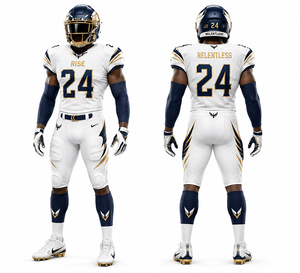 White American Football Uniform Set with Breathable Feature Hot Selling Sports Clothes at Factory Sale Rate - Product Image 1