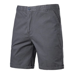 Pantalones Cortos Bermuda Negros para Hombre, Tela de Lana, Secado Rápido, Ecológicos, Anti-UV, Ropa Deportiva Casual con Bolsillos, Cintura Alta, Cierre de Cremallera - Product Image 4