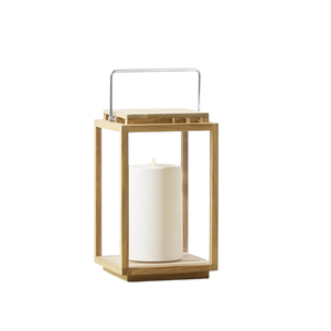 Lanterne vintage antique en aluminium, support de bougie de Noël fait main, à suspendre ou à poser sur table, pour salon ou salle à manger - Product Image 3