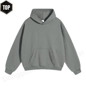 เสื้อฮู้ดเปล่า OEM สำหรับผู้ชาย เสื้อฮู้ดผ้าฟลีซแบบสวมหัว พร้อมส่งสำหรับออเดอร์ส่งเสริมการขาย MOQ ต่ำ - Product Image 2