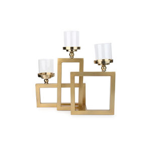 Supports de bougies en métal haut de gamme, faits à la main, luxueux, pour la maison, les mariages, les événements de Noël, décoration de table. - Product Image 6