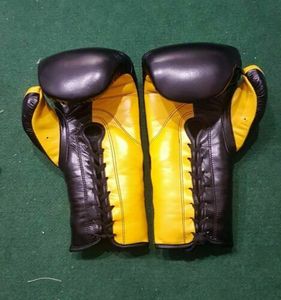 Ensemble de gants de boxe personnalisés en cuir de vachette pour la salle de sport, l'école, le club, l'entraînement, le sparring, vente en gros - Product Image 2