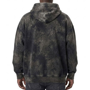 New Design Men <b>Sun</b> Faded Hoodie Vintage Casual Pullover Sweatshirt Loose Fit Acid Washed Streetwear Hoodie For Online Sale - Product Image 2
