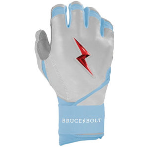 ถุงมือตีเบสบอล Bruce Bolt หนังแท้ คุณภาพสูง ปรับแต่งได้ สำหรับเด็กและเยาวชน โลโก้รูปสายฟ้า ปิดด้วยแถบตีนตุ๊กแก ทนทาน - Product Image 4