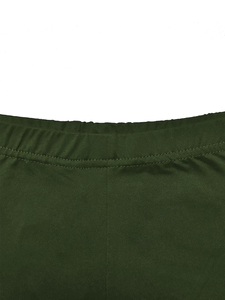 Conjunto Casual de 2 Piezas para Mujer, Top Túnica de Manga Larga y Leggings de Cintura Alta, Traje Deportivo Combinado, Marrón, Oliva, Negro - Product Image 5