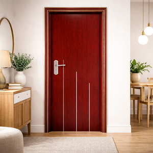 Puertas de MDF Minimalistas de Madera Sólida Insonorizadas para Dormitorio, Personalizables de Fábrica, Resistentes a la Humedad, Anti-deformación y Anti-rotura - Product Image 4