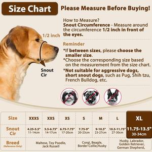 Bozal Transpirable de Malla de Aire para Perros, Ajustable, Anti-Mordida, de Nylon Suave, para Entrenamiento, Paseo y Peluquería Veterinaria - Product Image 5