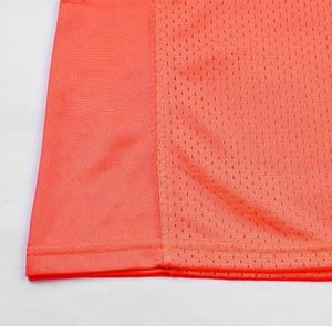 Camiseta Deportiva de Malla para Mujer, Cuello en V, Manga Corta, Ligera, Antibacteriana, Bordada, de Poliéster, para Fútbol - Product Image 4
