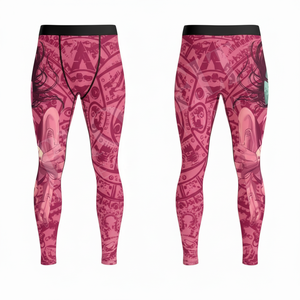 Customized Color & Size Compression Leggings Custom Printed Logo Sports Tights High Stretch Gym Workout Running Fitness Pants - Product Image 5