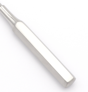 เครื่องมือถอนฟันแบบเบย์เจ็ต ซินเดสโมโตม ยี่ห้อ Bernard Root Tip Elevator แบบมุมฉาก ขนาด 4 มม. ยาว 15.5 ซม. ด้ามจับแบบกลวงสั้น สำหรับการผ่าตัด - Product Image 3