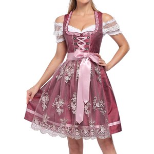 Nuevo Vestido Bávaro para Mujer 2026, Fabricación de Vestidos de Alta Calidad, Estilo Midi Dirndl para Oktoberfest, Precio Bajo - Product Image 4