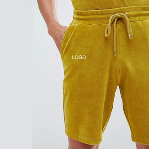 Conjunto de Sudadera con Capucha y Pantalones Cortos de 2 Piezas, 100% Algodón, con Efecto Deslavado y Cintura Elástica - Product Image 3