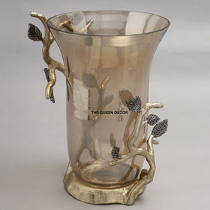 Décoration de table très tendance, artisanat décoratif fantaisie, design feuille, avec organisation de bureau, vase à fleurs, maison et jardin - Product Image 1