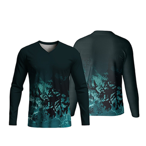 Unisex Customized Polyester Printed Breathable Long Sleeve Performance Jersey <b>Athletic</b> Uniform - Product Image 4