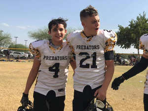 Vente en gros personnalisée de haute qualité dernière conception sublimation personnalisée OEM pour enfants maillot de football américain spandex personnalisé logo âge - Product Image 6