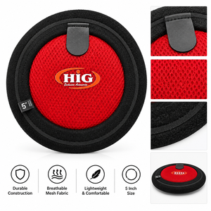 Black <b>Beret</b> Hat with Red Inner lining 100% <b>Wool</b> in Stock HIG Logo for Saudi Arabia - Product Image 5